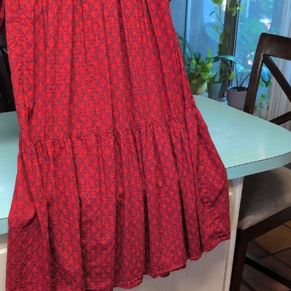 Universal Thread Red Ruffled Smocked Sundress - Picture 5 of 12